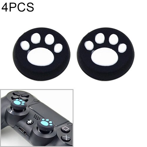 4 PCS Cat Paw Joystick Protector For PS4/PS3/XBOX360