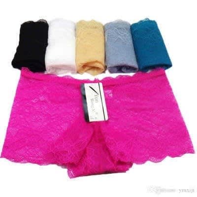Women Lace Panties - Multicolour-12 Pieces