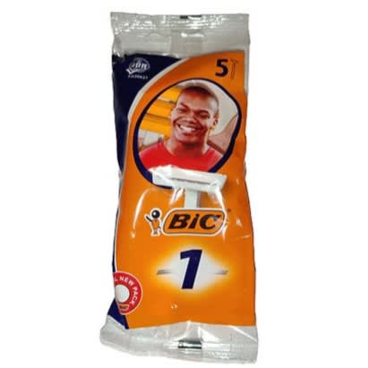 Bic 1 Razors - 5-pack