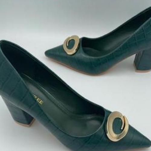 Exotic Ladies Pump - Green