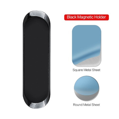 Dashboard Strip F6 Magnetic Car Phone Holder Bracket - Black