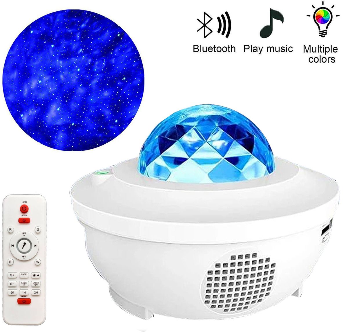 LED Star Galaxy Light  USB Fairy Rotate Starry Sky Projetor Galaxys Light Lamp Led Night Light For Bedroom Decoration