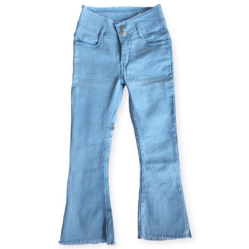 High Waist Girl Jeans - Light Blue