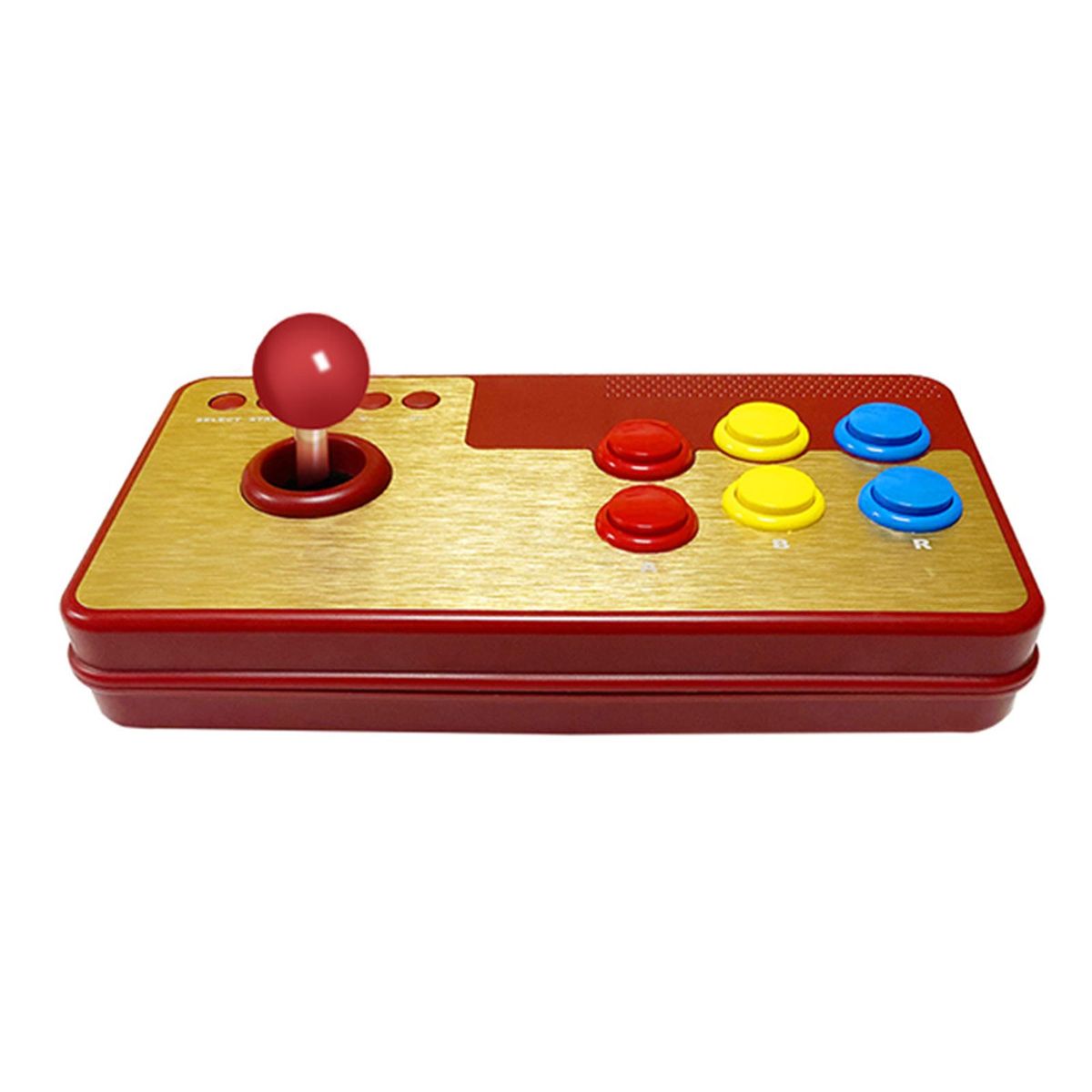 Arcade Fight Stick Joystick Hand Control Nostalgic Game Console Arcade Stick Game Controllers 1000 Games 6 Buttons with 2 USB Ports TF Card for TV Window PC