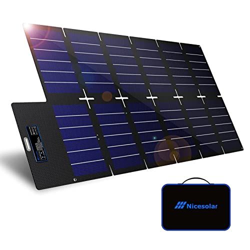 Nicesolar Foldable Solar Panel 100W For Portable Power Stati