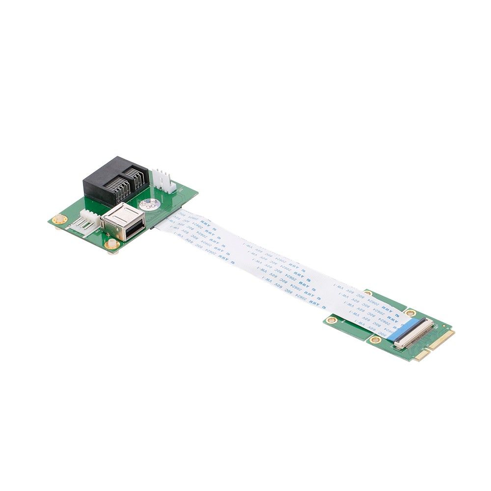 Mini PCI-E To PCI-E Extension Cord Adapter Card With