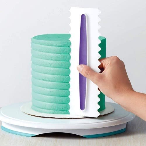 3pc Icing Comb Set- Cake Decorating Comb, Molding, Scraper Set