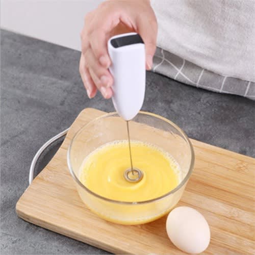 Mini Handheld Electric Egg Beater Mini hand Mixer - White