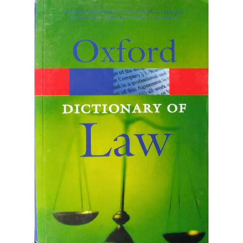 Oxford Dictionary of Law