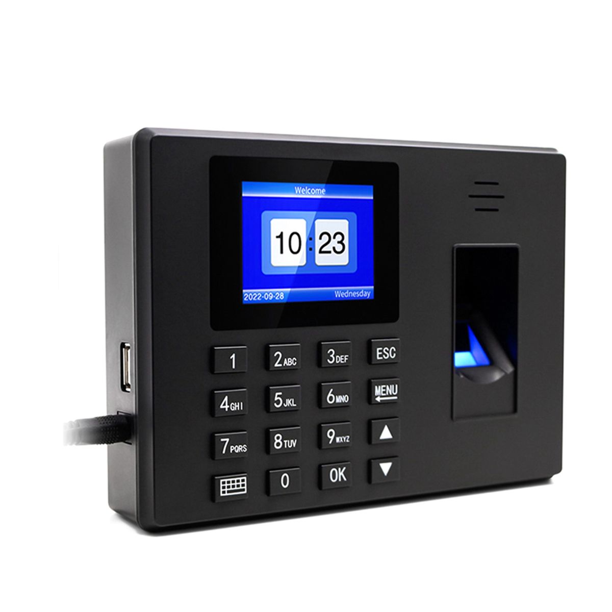 Fingerprint Pas Attendance Machine Attendance System - US Plug