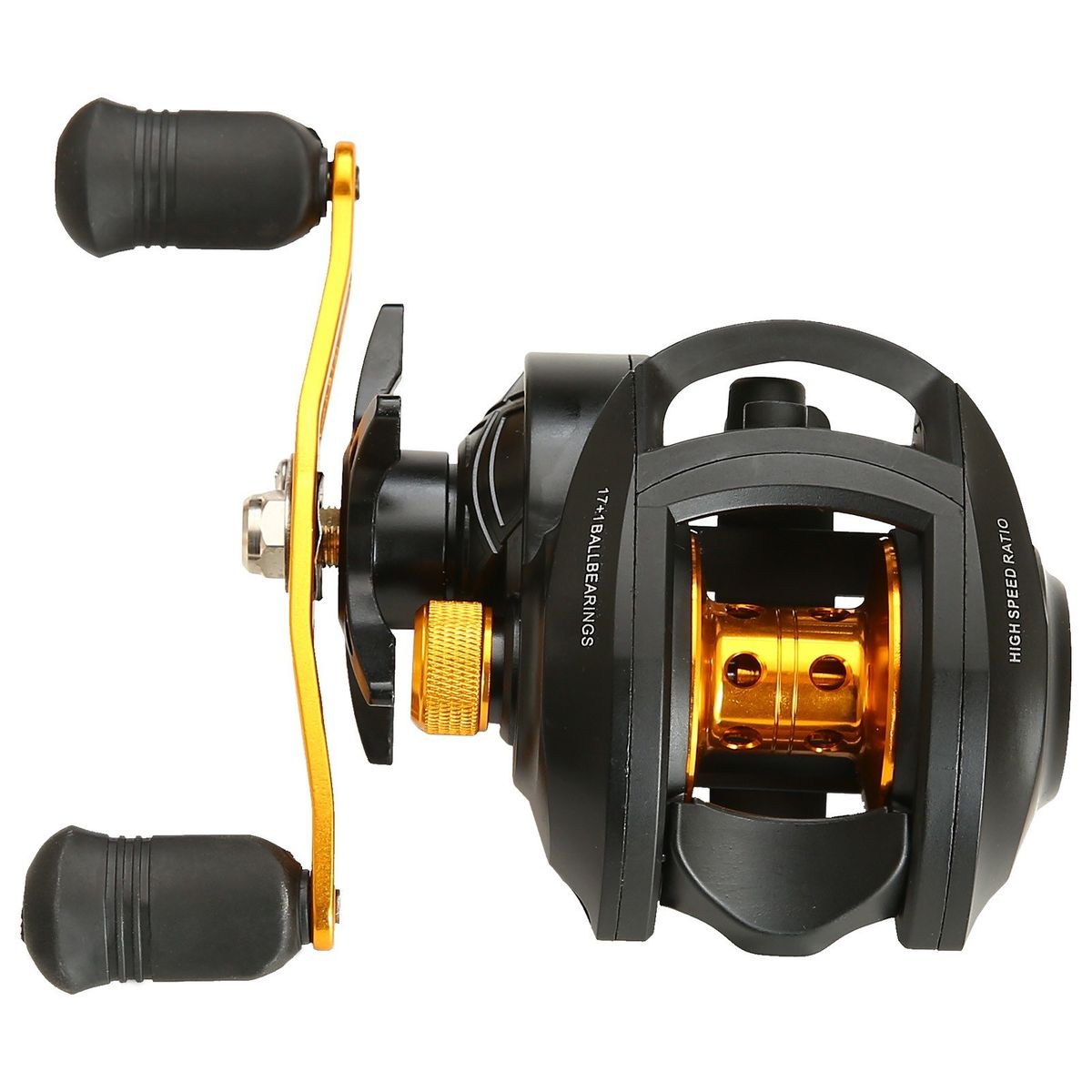 Ultra Smooth 17 + 1 BB Baitcasting Fishing Reel Baitcaster
