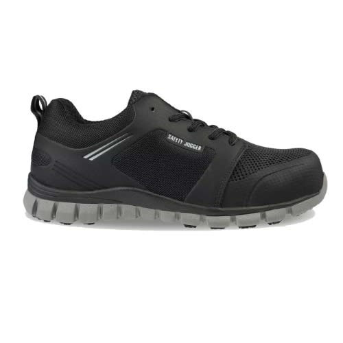 Safety Joggers Sneakers With A Pair Of SJ Sock - Black