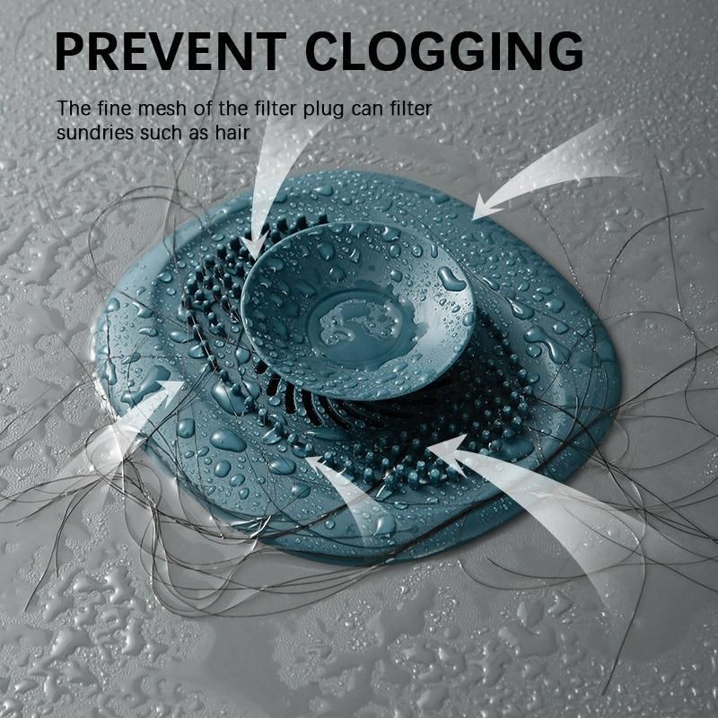 Bathroom Drain Hair Catcher  Plug Sink Strainer