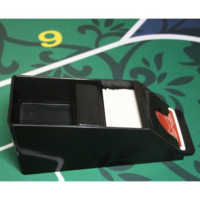 Casino  Texas Blackjack Acrylic 4 Deck Poker Card 6 Deck Black