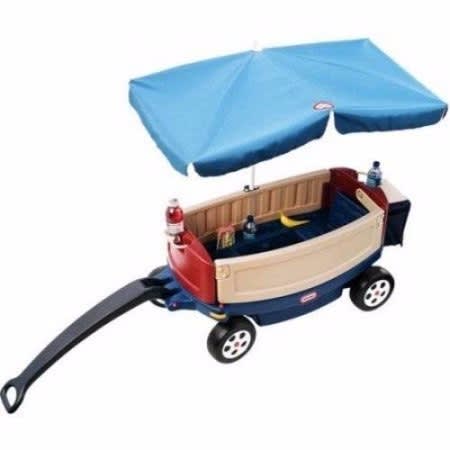 Deluxe Ride & Relax Wagon with Umbrella