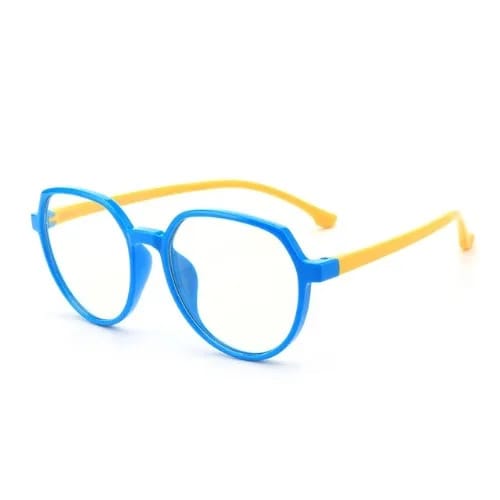 Kids Unisex Anti Blue Light Glasses - Blue Yellow