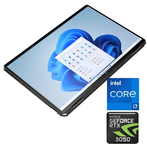 Spectre 16 X360-core I7-16GB RAM- 512GB SSD - Touch/backlit -Win11 - Black