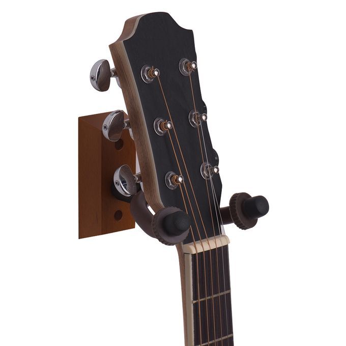 Wooden Guitar Hanger Wall Mount String Instrument Holder