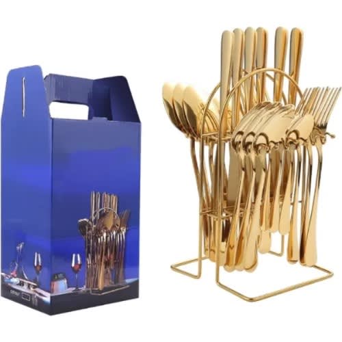 Cutlery Set -25 Pcs -gold