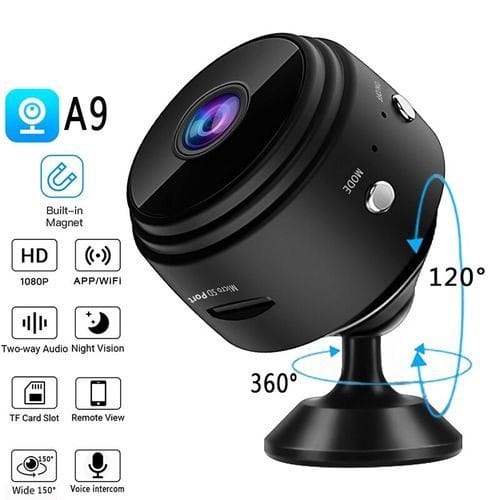 Wifi Mini Hidden CCTV Surveillance Camera With Night Vision
