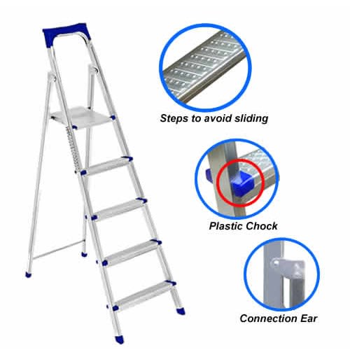 5 Step Steel Ladder