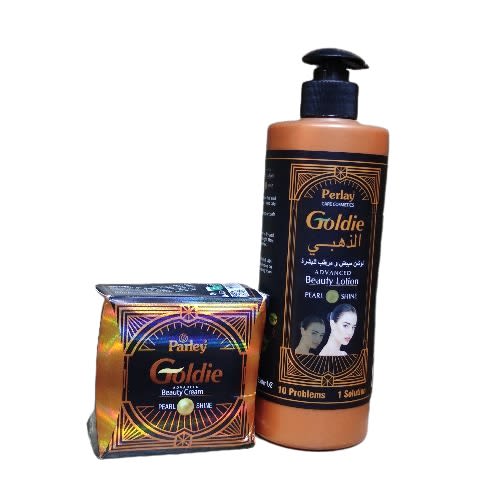 Goldie - Advanced Beauty Lotion 550ml + Face Cream 35g - 10 In 1
