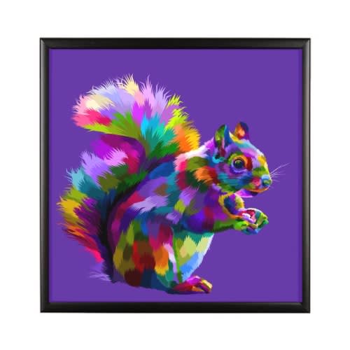 Wall Art Digital Print 30" By 30"-ready To Hang Plain Black Glass Frame 2100