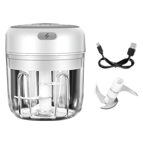 Electric Mini Food Processor For Chopping, Mincer, Shredder, Salad Maker
