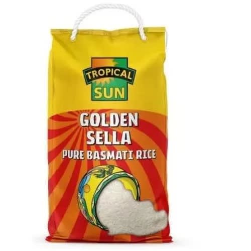 Tropical Sun Golden Sella Pure Basmati Rice - 5kg