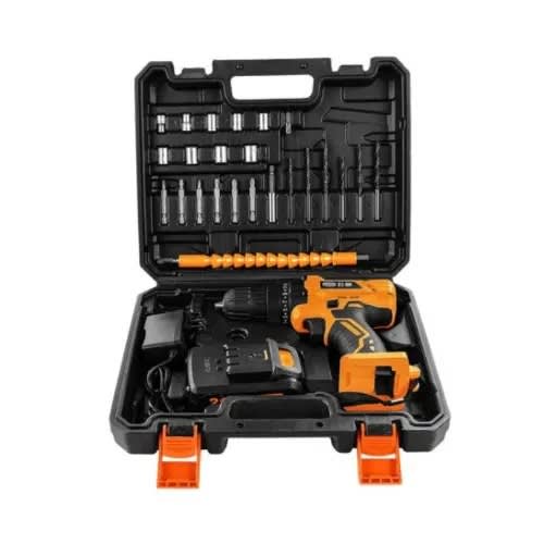 Max Budget Cordless Rechargeable Battery Drill Driver Machine -28volts Two Battery Drilling