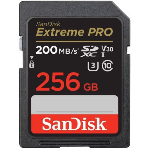 256gb Extreme Pro&reg; Sdxc Card 200mb