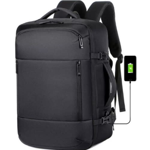 Bussiness Multifunction Travel Backpack-black