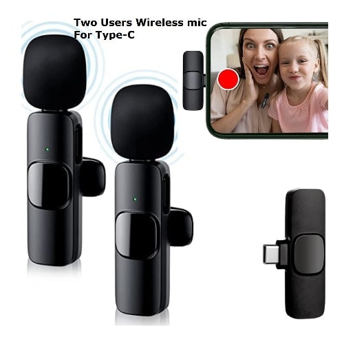 Type-C Dual Users Wireless Microphone