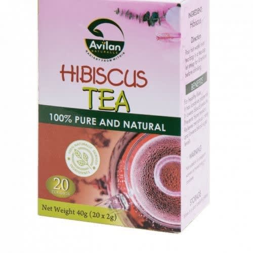 Avilan Naturalle Hibiscus Tea - 20 Teabags