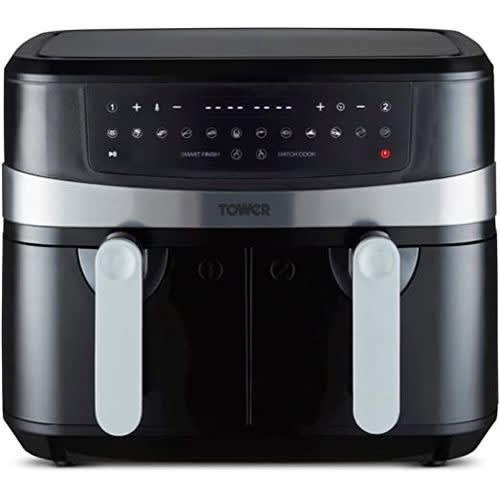 Vortx Duo Air Fryer With Smart Finish - 2600W - 9L
