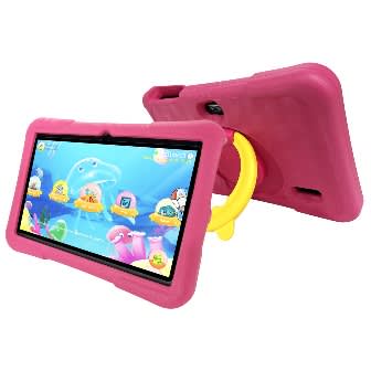 Oteeto K1 Kids Android Tablet - 7" - 128GB ROM - 4GB RAM - 5G Wi-Fi Network - 3000mAh - Pink