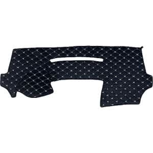 Toyota Highlander 2008-2012 Draft Dashboard Carpet - Gold And Black