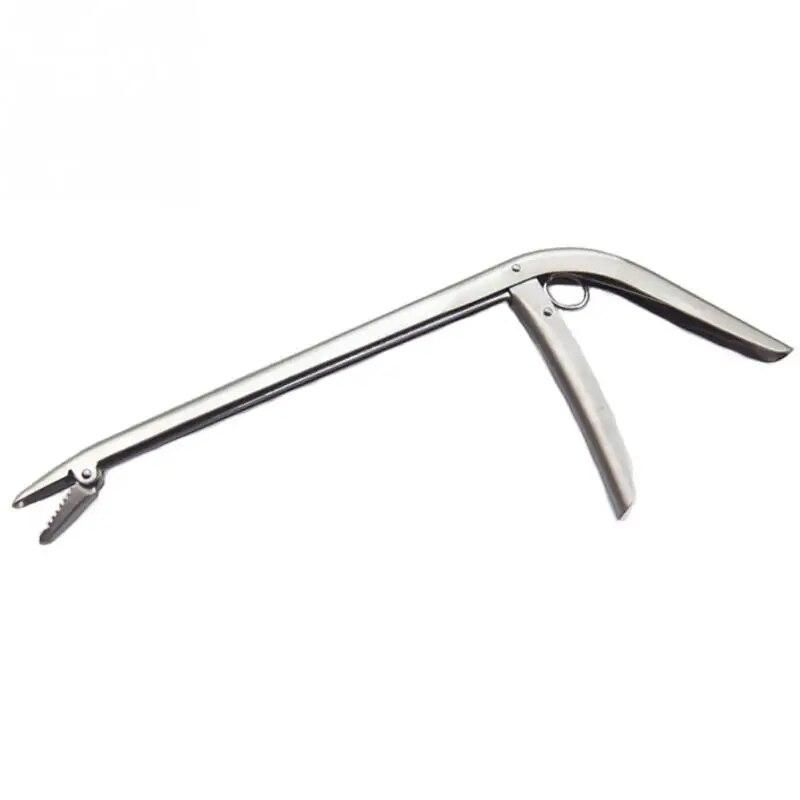Stainless Steel Unhooking Device Fish Clamp Clip Catch Remover Fishing Plier Hook Tool Tackle