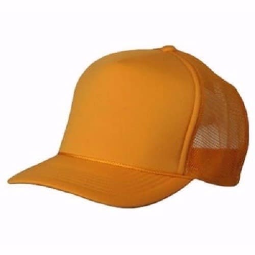 Men's Trucker Face Cap - Yellow