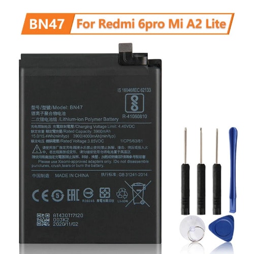 Replacement Battery For  Redmi 6 Pro Mi A2 Lite Bn47