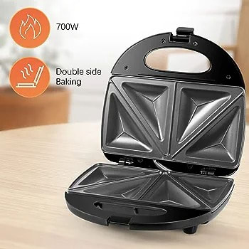Gotoll Sandwich Maker Sandwich Toaster - 700W