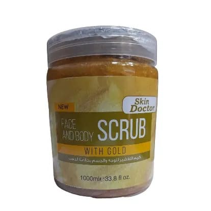 Skin Doctor Face & Body Scrub With Gold - 1000ml