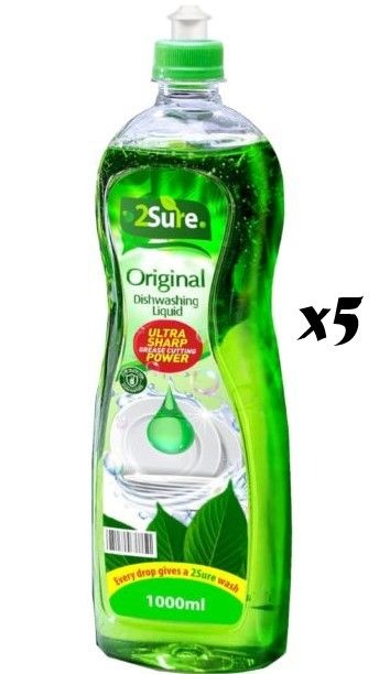 Dish Washing Liquid1000ml-5Pcs