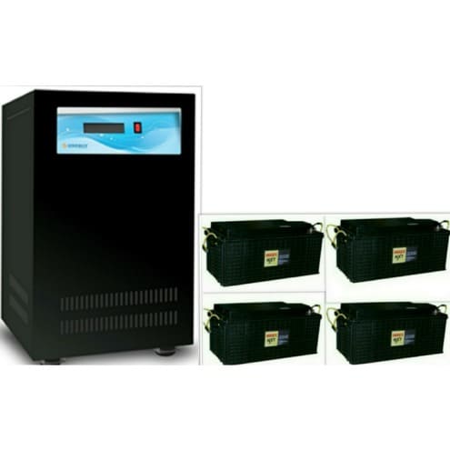 5kva 48v  Inverter Installation with 4 INDEX Batteries