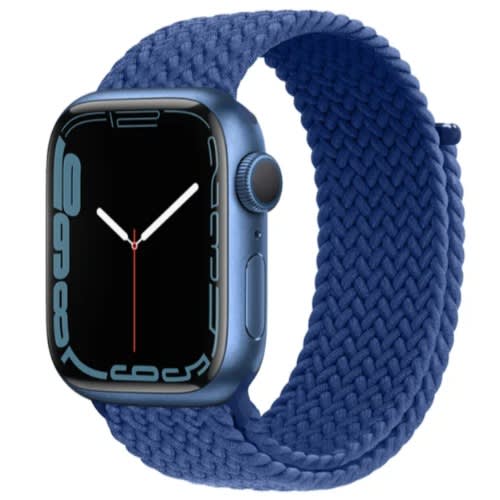 Braided Solo Loop For IWatch Band 42mm 44mm 45mm 49mm Elastic Bracelet