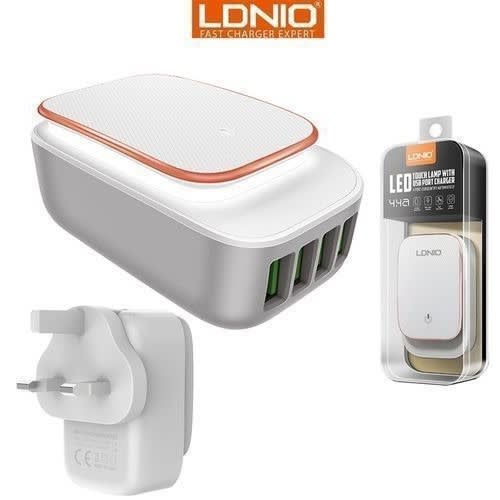 Ldnio Adapter With 4 Usb Plug + Free Usb Cable