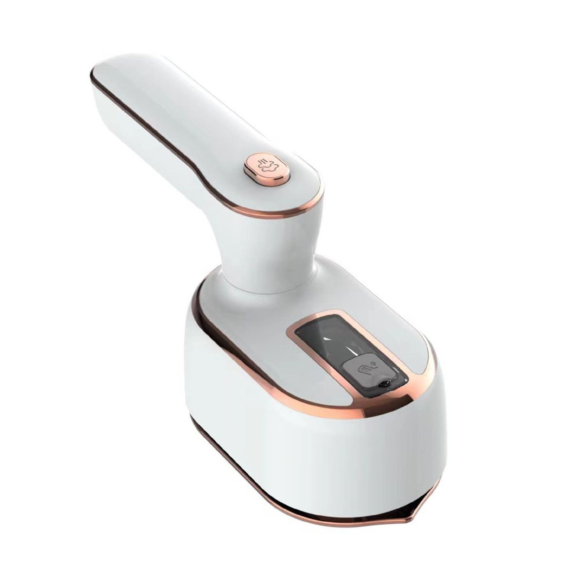 Mini Steam Iron Portable Travel Steamer Iron Rotatable Handle White