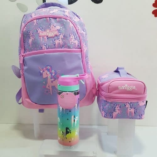 Unicorn School Backpack 3pieces Set