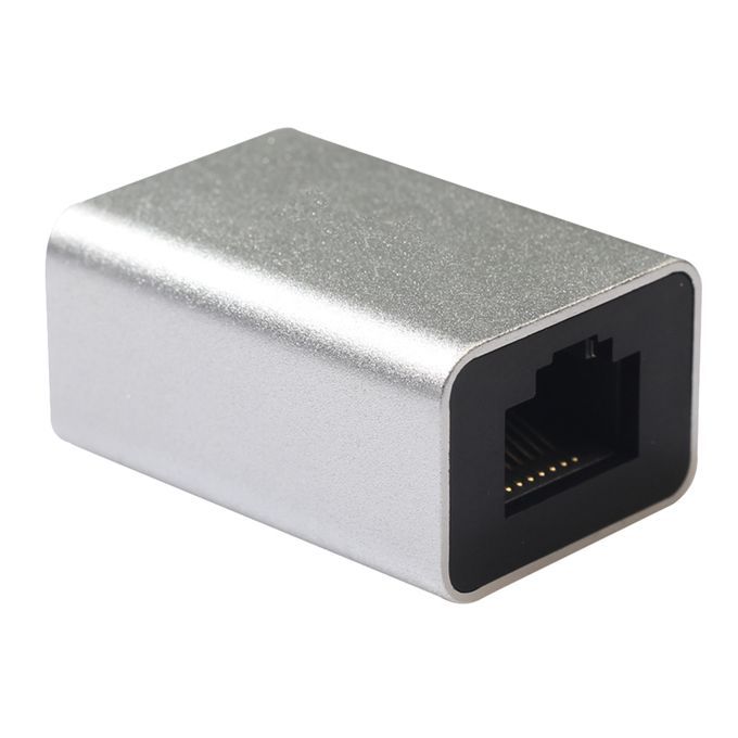 RJ45 Straight Through Coupler With CAT6 Gigabit Connector For Network