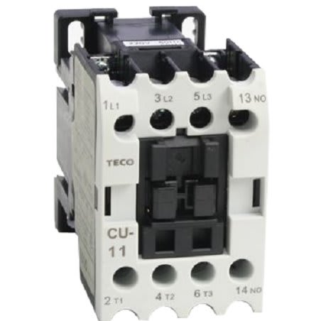 AC Magnetic Contactor CU-11 Non-Reversing. 3 Poles, 11A, 230V, 50/60Hz